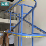 세탁소 회전식 행거 레일 컨베이어 드라이클리닝 자동 의류 녹색 : 베이비블리스