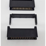 커넥터 프로 10팩 34핀 2.54mm IDC 카드 엣지 커넥터, 1.27mm 간격 플랫 리본 케이블, 34P CE34 10세트 : 스프링스토