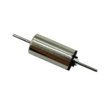 0816 이중 축 마이크로 모터 8mm 12 볼트 13500 RPM 할로우 컵 고속 강한 자석 1mm 직경 샤프트 : 라클스토어