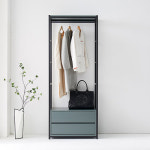 D타입 스탠드행거 공간연출 시스템행거 철제프레임 튼튼한행거800 : 요즘가구