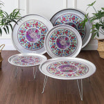 레트로 접이식 밥상 양은 교자상 술상 삼시세끼밥상 : 메리크리스마트