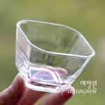 [다도 다기] 예향원 핸드메이드 스퀘어 글라스 일체형 차거름망 세트 E-10311 : 예향원