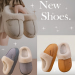 마셀라 여성 겨울 방한 실내 실외용 털슬리퍼 : 나나스토리즈