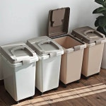 솔보휴지통50L (아이보리2p) 50l쓰레기통 쓰레기수거함 용쓰레기통 : 누리스홈