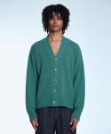 세컨모놀로그 코튼 부클레 니트 가디건 제이드그린 SECD001J.GREEN : 트랜드코디