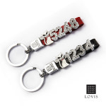 빅켓츠 크리스탈 가죽 키홀더 열쇠고리 차량용품 연락처 국내산 : 만집