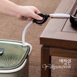 [다도 퇴수기] 예향원 고급 투명 PET 차판 배수용 사각 퇴수통 E-10312 : 예향원