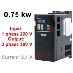 ZUKED 모터 속도 조절기 컨트롤러 1 상 입력 220V 3 출력 380V 293 0.75KW 2.2KW 3KW 5.5KW : DiEU종합쇼핑몰십팔