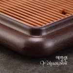 [다도 차판] 예향원 상하분리 배수식 프리미엄급 독일 베이클라이트 전목차판 T-7313 : 예향원
