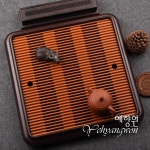 [다도 차판] 예향원 상하분리 배수식 프리미엄급 독일 베이클라이트 전목차판 T-7313 : 예향원
