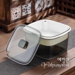 [다도 퇴수기] 예향원 고급 투명 PET 차판 배수용 사각 퇴수통 E-10312 : 예향원