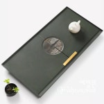 [다도 티트레이 ] 예향원 천연 원석 천라록 국화석 고급 돌 차판 T-7314 : 예향원