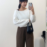 레아 입술넥 트임 니트 A0212 : 어썸하비