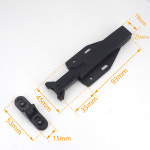 마그네틱 빠찌링 가구 4 세트 문짝 밀어 옷장 래치 캐치 캐비닛 열림 대형 찬장 액세서리 : 코알라열