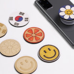 클레이피아 팬시우드 스마트톡 5개입 그립톡 만들기 DIY : 연두몰