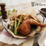 [야들리애] 국내산 후라이드 반마리 치킨 270g, 1개 : 제이케이글로벌 몰