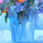 [100% 핸드메이드] 꽃 그림 64x64cm 액자 인테리어 거실 개업선물 유화 수작업 : 한결같이