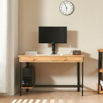 엘다원목 정면책상 스틸프레임 거실공부책상 인테리어 중학생책상1200 : 요즘가구