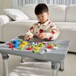 블럭놀이 6 in 1 레고테이블 레고책상 호환 블럭 플레이 테이블 : 플라팜