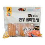 LovBONG 쫄깃한 한우 콜라겐 껌 연어 800g 강아지껌 피부건강도움 : 박가네가게