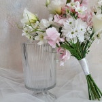 화이트 핑크 조화 부케 - 야외스냅촬영 셀프웨딩부케 : 피오리레 플라워