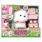 송승 미미 뉴 나랑 함께 걷는 공주말티 움직이는강아지인형 작은강아지인형 : 어니스티스토리