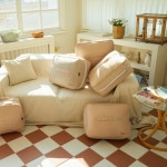 [트래블기어] 압축파우치 XXL 짐정리 이불 여행 캠핑용 정리 보관 파우치 샌드베이지 : 트래블기어