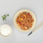 하림 주원산오리 매운 오리 불고기 700g x 3팩 오리주물럭 양념 오리 불고기 (냉동) : 주원산오리