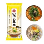 옛날 국수 칼국수면 500g 굵고 쫄깃한 멸치국수 바지락 얼큰이 5인분 : 행복앤쇼핑