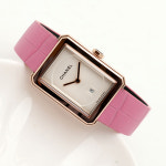 샤넬 보이프렌드 H6588 베이지 골드 미듐 여자 가죽 시계 신형 2021년 보증서 박스 : 로지워치