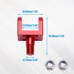 서 론 라이트 비 X 및 S 세그웨이 X160 X260 혼다 CRF150F 03-19 CRF230F 03-19, CNC 알루미늄 녹 방지 내구성 풋 페그 클램프, 넓고... 