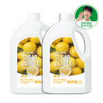 슈가버블 주방세제 레몬 대용량 2.5L + 2.5L : 슈가버블