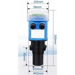초음파 수위계 액체 송신기 우물 센서 강 지하수 바다 5M-2선식 4-20mA : 글로벌샵핑1