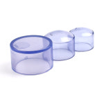 PVC 투명 엔드 커넥터 수도관 플러그 튜브 엔드 캡 정원 관개 농장 액세서리 어댑터 20 25 32 40 50 63mm : 동춘직구창고