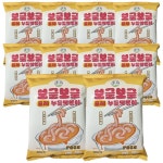 송학 보글보글 로제 누들 떡볶이 350g x10개 : 플랜 88
