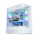 잘만 P40 PRISM (화이트) 미들타워 PC케이스 : 미션PC