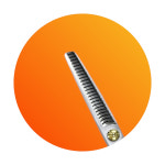 마단코리아 S-G5024 미니 틴닝가위 5인치 24발 무홈 양날 틴닝가위 : 왈왈쇼핑