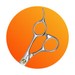 마단코리아 S-G5024 미니 틴닝가위 5인치 24발 무홈 양날 틴닝가위 : 왈왈쇼핑