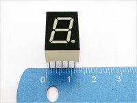 12.7x19mm 7세그먼트 LED Cathode타입 5101CSR : 디바이스마트