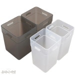 유하니마켓 2P 미니 사각 수납케이스 화장품소품정리함 다용도정리함 서랍정리함 : 추천유하니상점