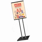 삼화 단면삽입식 포스터 스탠드 A2 사이즈 1개입 음식점메뉴판 까페입간판 : 샘우