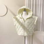 [J1055] 데일리수잔 와이드 숄더 후드 패딩 조끼 : 수잔클로젯