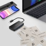 모가비 USB 3.1 C타입 4포트 허브 MOG-073 : 노스바이크