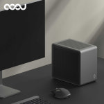 COOJ [ Sparrow MQ6 ] ITX 1U 알루미늄 미니 PC케이스 6.8L [관부가세포함] : 실버구매대행