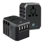 크리스탈클라우드 5포트 USB 5.6A 해외 여행용 멀티 어댑터 돼지코 콘센트 CC-305Plus : 에이치케이코퍼레이션