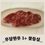우담한우 한우 등급 1+ 구이류 꽃등심 오픈 농가에서 직접키운 친환경 소 : 우담한우