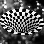 인테리어 함정 트릭아트 착시현상러그 80cm 착시러그 미끄럼방지 : BOWMEW