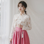 생활한복 벚꽃엔딩 저고리 개량 계량 퓨전 반티-165.1 : 생활한복 츄샵