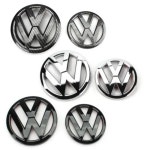 폭스바겐 VW 시로코 MK3 차량용 전면 그릴 엠블럼 후면 트렁크 배지 액세서리, 자동차 로고, OEM H9307 /61K8 853 600B, 90mm/110mm... 