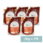 (무배 업소용) 고추명가 짬뽕소스 2kg x 5봉 : 스낵 팩토리 99